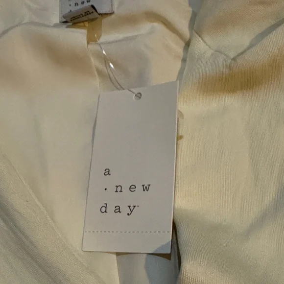 A New Day Cream Sleeveless Vest with Belt - Picture 2 of 3